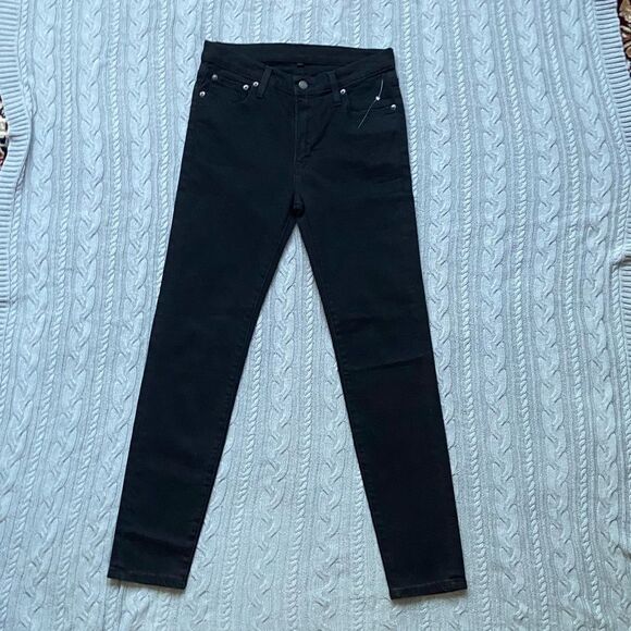 FRYE Addie Street Style Midnight Black Mid Rise Skinny Jeans - Picture 4 of 12